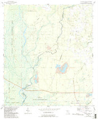 Nutall Rise Florida Historical topographic map, 1:24000 scale, 7.5 X 7.5 Minute, Year 1955