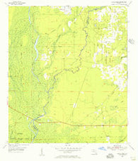 Nutall Rise Florida Historical topographic map, 1:24000 scale, 7.5 X 7.5 Minute, Year 1955