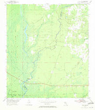 Nutall Rise Florida Historical topographic map, 1:24000 scale, 7.5 X 7.5 Minute, Year 1955