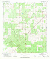 O'Brien SE Florida Historical topographic map, 1:24000 scale, 7.5 X 7.5 Minute, Year 1969