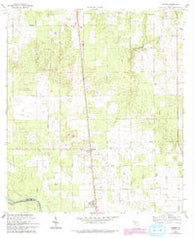 O'Brien Florida Historical topographic map, 1:24000 scale, 7.5 X 7.5 Minute, Year 1969