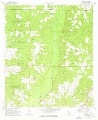 Oak Grove Florida Historical topographic map, 1:24000 scale, 7.5 X 7.5 Minute, Year 1973