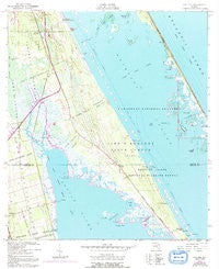 Oak Hill Florida Historical topographic map, 1:24000 scale, 7.5 X 7.5 Minute, Year 1949