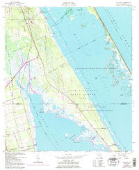 Oak Hill Florida Historical topographic map, 1:24000 scale, 7.5 X 7.5 Minute, Year 1949