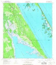 Oak Hill Florida Historical topographic map, 1:24000 scale, 7.5 X 7.5 Minute, Year 1949