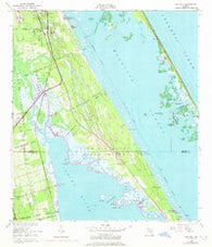 Oak Hill Florida Historical topographic map, 1:24000 scale, 7.5 X 7.5 Minute, Year 1949
