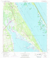 Oak Hill Florida Historical topographic map, 1:24000 scale, 7.5 X 7.5 Minute, Year 1949