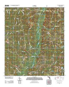 Oak Grove Florida Historical topographic map, 1:24000 scale, 7.5 X 7.5 Minute, Year 2011