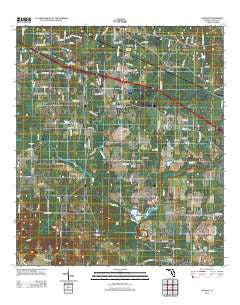 Oakdale Florida Historical topographic map, 1:24000 scale, 7.5 X 7.5 Minute, Year 2012
