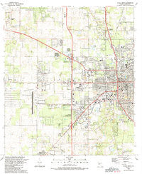 Ocala West Florida Historical topographic map, 1:24000 scale, 7.5 X 7.5 Minute, Year 1991