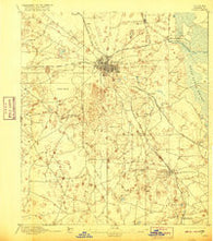 Ocala Florida Historical topographic map, 1:62500 scale, 15 X 15 Minute, Year 1895