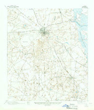 Ocala Florida Historical topographic map, 1:62500 scale, 15 X 15 Minute, Year 1895
