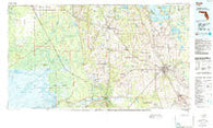Ocala Florida Historical topographic map, 1:100000 scale, 30 X 60 Minute, Year 1978