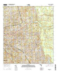 Ocala East Florida Current topographic map, 1:24000 scale, 7.5 X 7.5 Minute, Year 2015