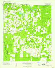 Octahatchee Florida Historical topographic map, 1:24000 scale, 7.5 X 7.5 Minute, Year 1956