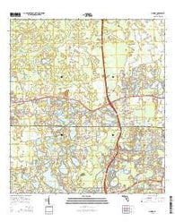 Odessa Florida Current topographic map, 1:24000 scale, 7.5 X 7.5 Minute, Year 2015
