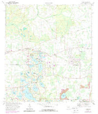 Odessa Florida Historical topographic map, 1:24000 scale, 7.5 X 7.5 Minute, Year 1974