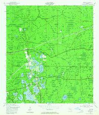 Odessa Florida Historical topographic map, 1:24000 scale, 7.5 X 7.5 Minute, Year 1943