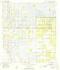 Okeechobee 1 NE Florida Historical topographic map, 1:24000 scale, 7.5 X 7.5 Minute, Year 1953