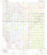 Okeechobee 1 NE Florida Historical topographic map, 1:24000 scale, 7.5 X 7.5 Minute, Year 1953