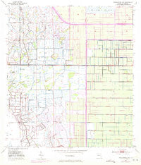 Okeechobee 1 NE Florida Historical topographic map, 1:24000 scale, 7.5 X 7.5 Minute, Year 1953