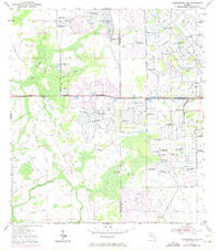 Okeechobee 1 NW Florida Historical topographic map, 1:24000 scale, 7.5 X 7.5 Minute, Year 1953