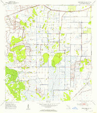 Okeechobee 1 SE Florida Historical topographic map, 1:24000 scale, 7.5 X 7.5 Minute, Year 1953