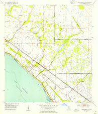 Okeechobee 4 NW Florida Historical topographic map, 1:24000 scale, 7.5 X 7.5 Minute, Year 1953