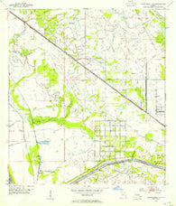Okeechobee 4 SE Florida Historical topographic map, 1:24000 scale, 7.5 X 7.5 Minute, Year 1953