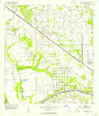 Okeechobee 4 SE Florida Historical topographic map, 1:24000 scale, 7.5 X 7.5 Minute, Year 1953
