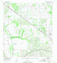 Okeechobee 4 SE Florida Historical topographic map, 1:24000 scale, 7.5 X 7.5 Minute, Year 1953
