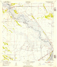 Okeechobee NW Florida Historical topographic map, 1:24000 scale, 7.5 X 7.5 Minute, Year 1952