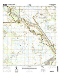 Okeechobee NW Florida Current topographic map, 1:24000 scale, 7.5 X 7.5 Minute, Year 2015