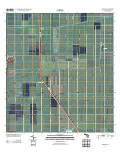 Okeelanta Florida Historical topographic map, 1:24000 scale, 7.5 X 7.5 Minute, Year 2012