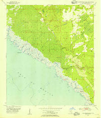 Okefenokee Slough Florida Historical topographic map, 1:24000 scale, 7.5 X 7.5 Minute, Year 1954