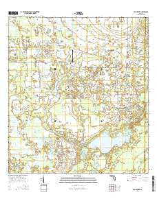Old Myakka Florida Current topographic map, 1:24000 scale, 7.5 X 7.5 Minute, Year 2015