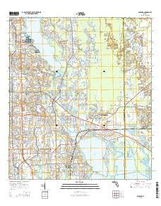 Oldsmar Florida Current topographic map, 1:24000 scale, 7.5 X 7.5 Minute, Year 2015
