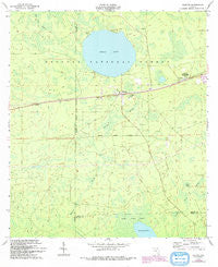 Olustee Florida Historical topographic map, 1:24000 scale, 7.5 X 7.5 Minute, Year 1963