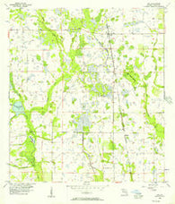 Ona Florida Historical topographic map, 1:24000 scale, 7.5 X 7.5 Minute, Year 1956