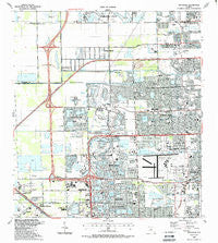 Opa-Locka Florida Historical topographic map, 1:24000 scale, 7.5 X 7.5 Minute, Year 1988
