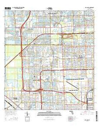 Opa-locka Florida Current topographic map, 1:24000 scale, 7.5 X 7.5 Minute, Year 2015