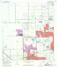 Opa-locka Florida Historical topographic map, 1:24000 scale, 7.5 X 7.5 Minute, Year 1962