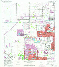 Opa-locka Florida Historical topographic map, 1:24000 scale, 7.5 X 7.5 Minute, Year 1962