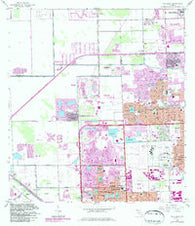 Opa-locka Florida Historical topographic map, 1:24000 scale, 7.5 X 7.5 Minute, Year 1962