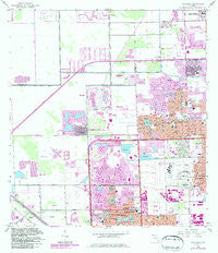 Opa-locka Florida Historical topographic map, 1:24000 scale, 7.5 X 7.5 Minute, Year 1962