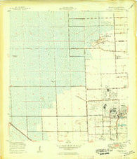 Opalocka Florida Historical topographic map, 1:24000 scale, 7.5 X 7.5 Minute, Year 1949