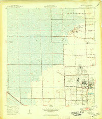 Opalocka Florida Historical topographic map, 1:24000 scale, 7.5 X 7.5 Minute, Year 1949