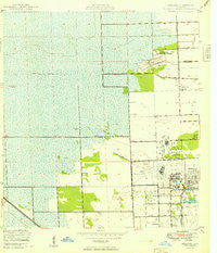 Opalocka Florida Historical topographic map, 1:24000 scale, 7.5 X 7.5 Minute, Year 1949