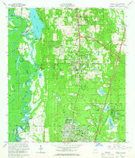 Orange City Florida Historical topographic map, 1:24000 scale, 7.5 X 7.5 Minute, Year 1964
