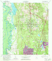 Orange City Florida Historical topographic map, 1:24000 scale, 7.5 X 7.5 Minute, Year 1964